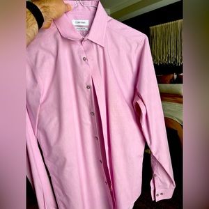 Calvin Klein pink dress shirt